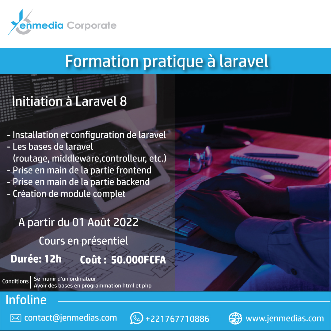 Initiation au Framework Laravel 8.0